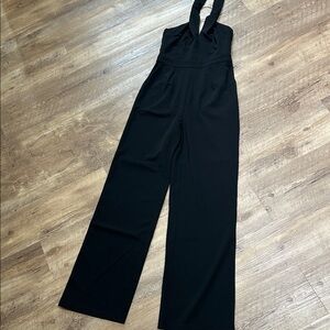 Chic Black Halter Jumpsuit